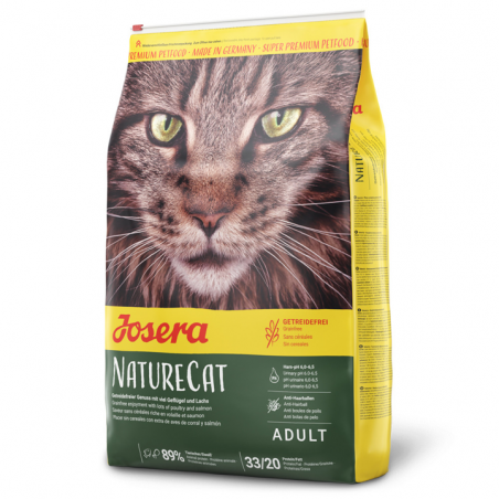 Josera Cat Adult Naturecat Ave de Corral y Salmón 10 kg
