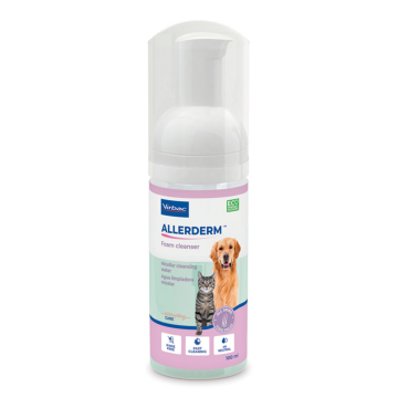 Virbac Espuma Limpiadora para Perros y Gatos Allerderm Foam 100 ml