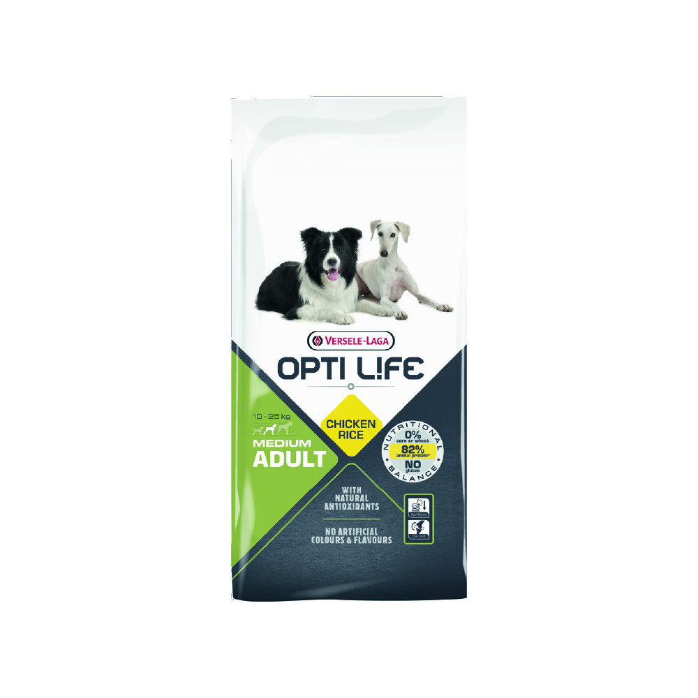 Versele-Laga Opti Life Adult Medium Comida Para Perros 12,5 kg