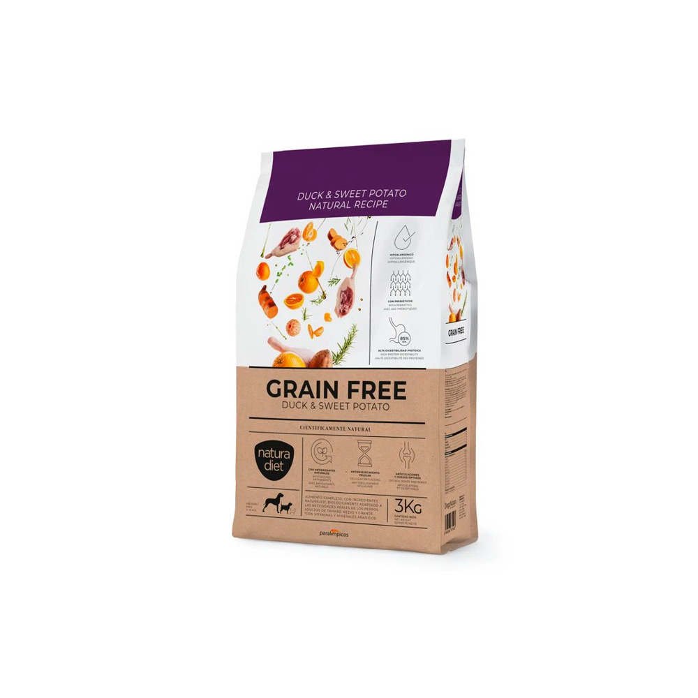 Natura Diet Grain Free Duck and Sweet Potato 3 Kg