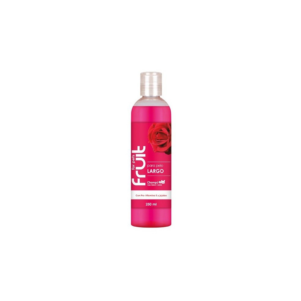 Fruta para Animais de Estimação Shampoo Cabelo Comprido de Jojoba 250ml