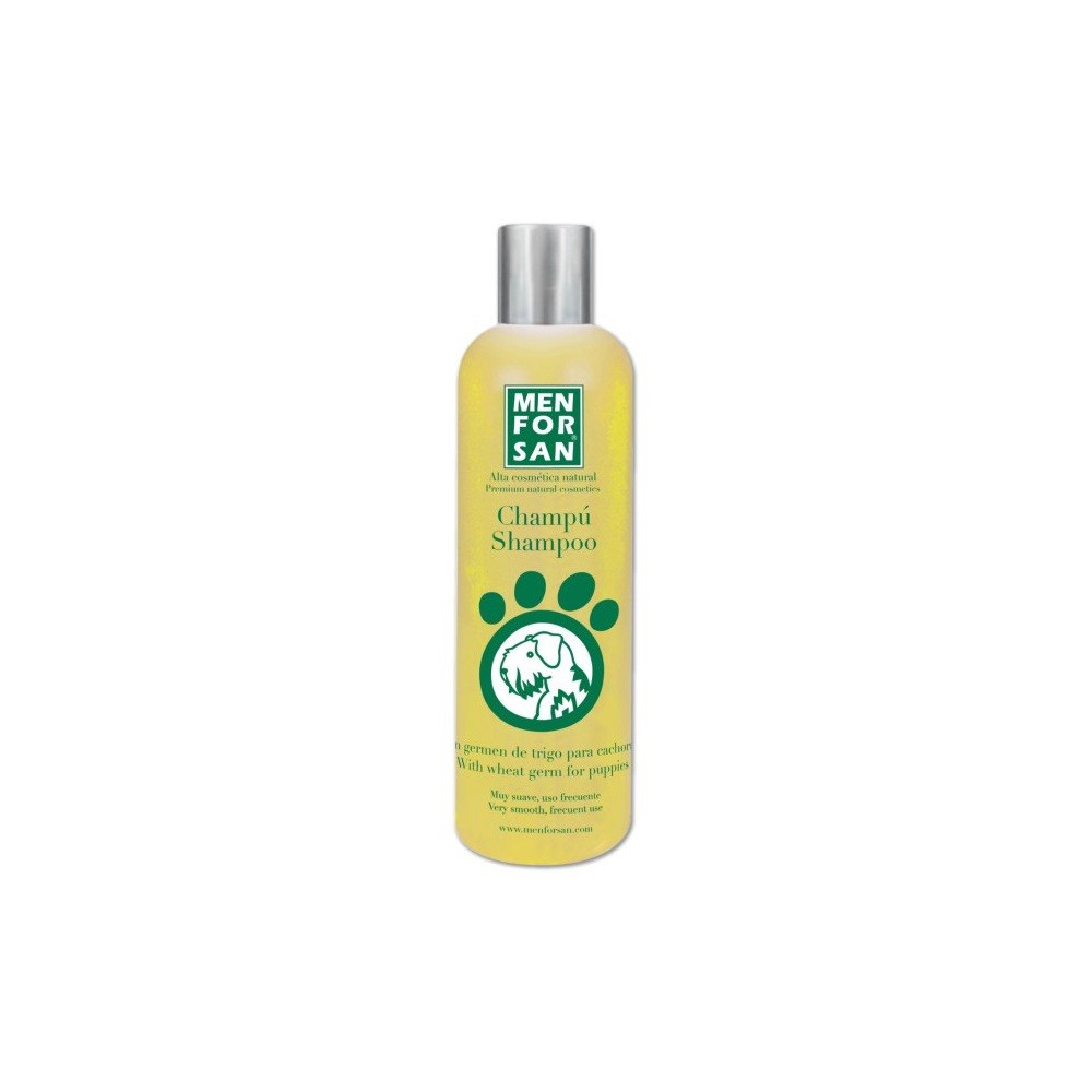 Shampoo para cachorrinhos de germe de trigo Menforsan 300ml
